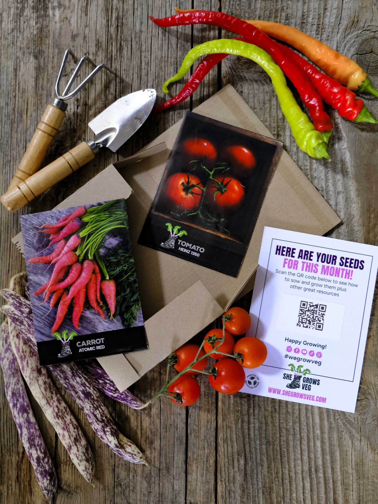 Buy Grow Buddies Kids Subscription - 2 Packs Seeds | She Grows Veg